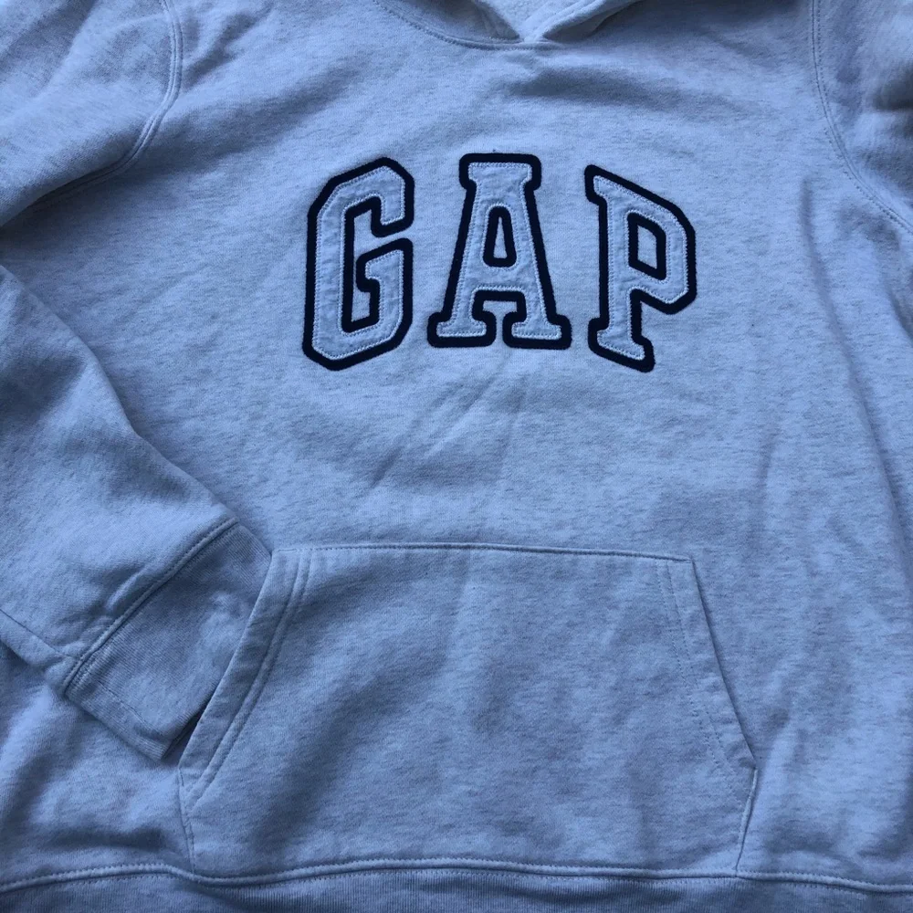 Gap hoodie unisex off white kids pullover Sz L